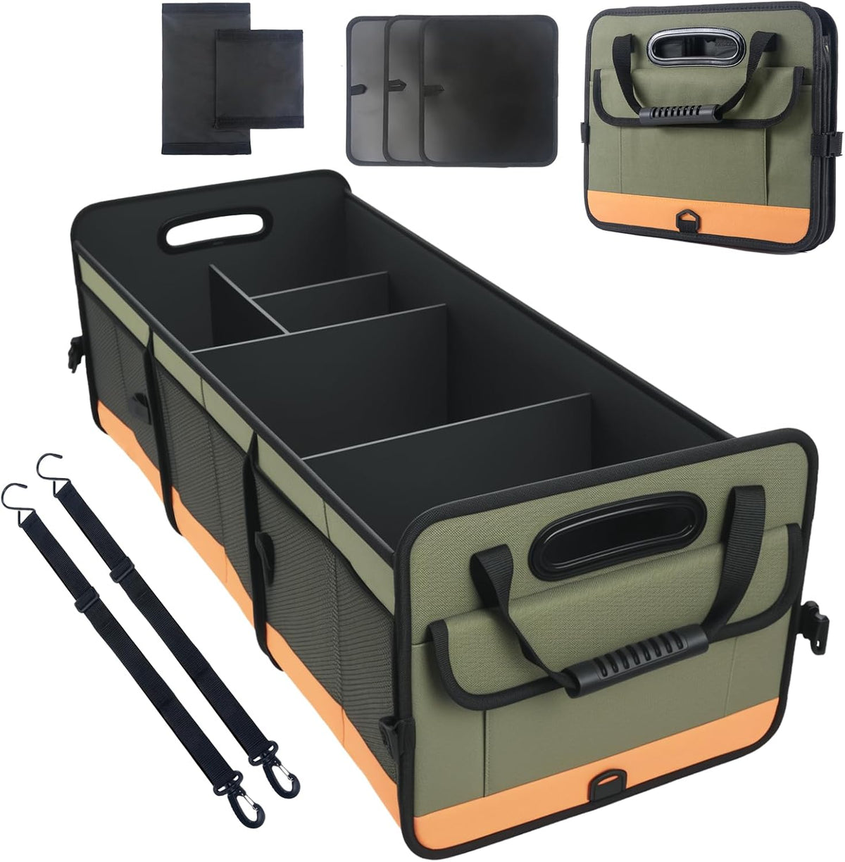 AOPHY Green Trunk Organizer with Dividers