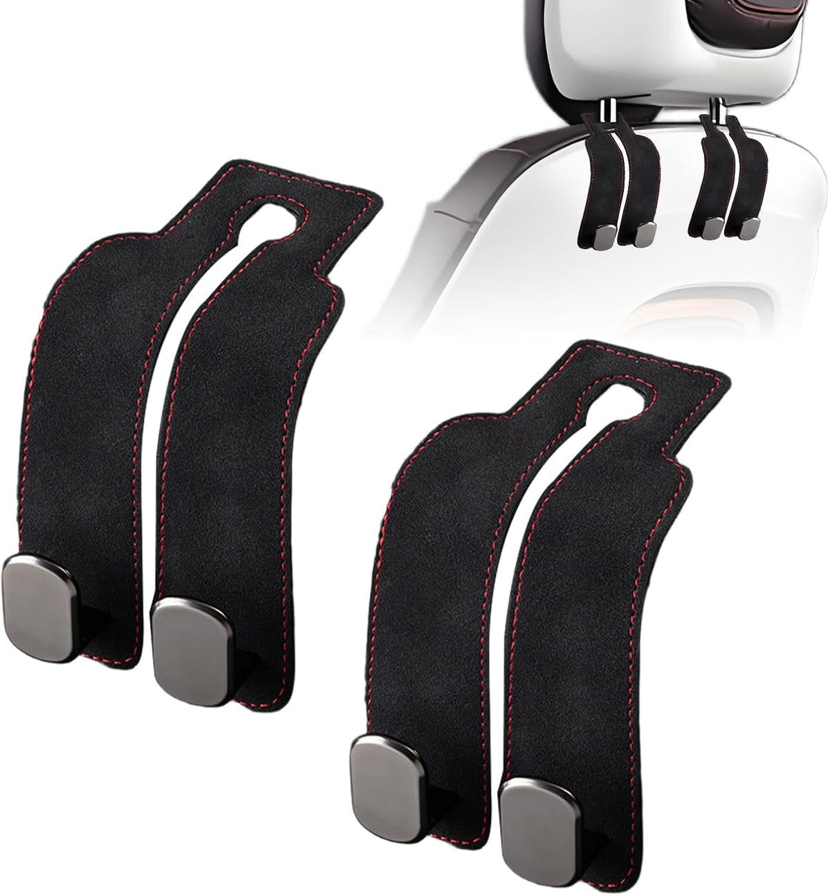 JinnEterri Car Headrest Hooks