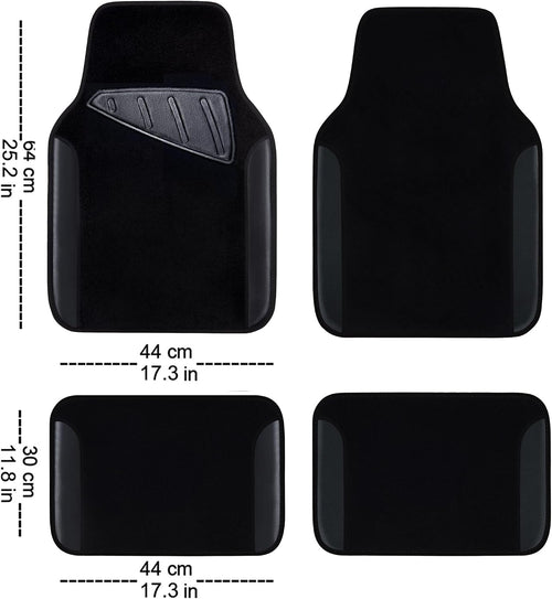 CAR PASS Faux Leather Car Floor Mats