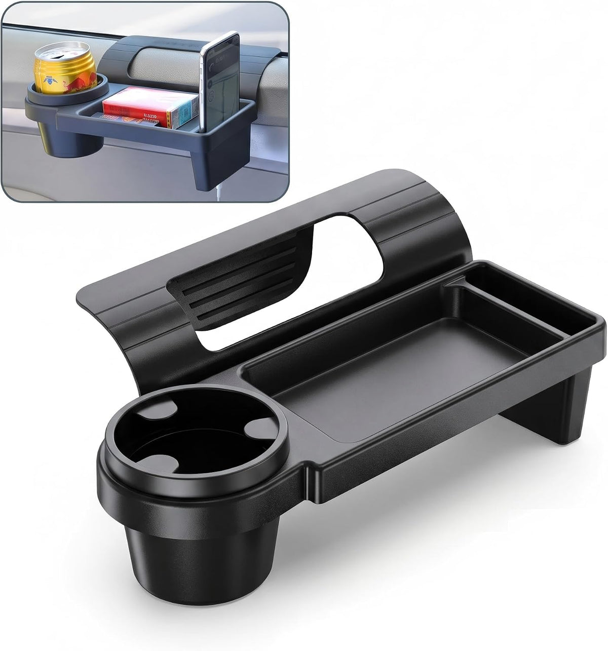 ekurfos Car Cup Holder Organizer