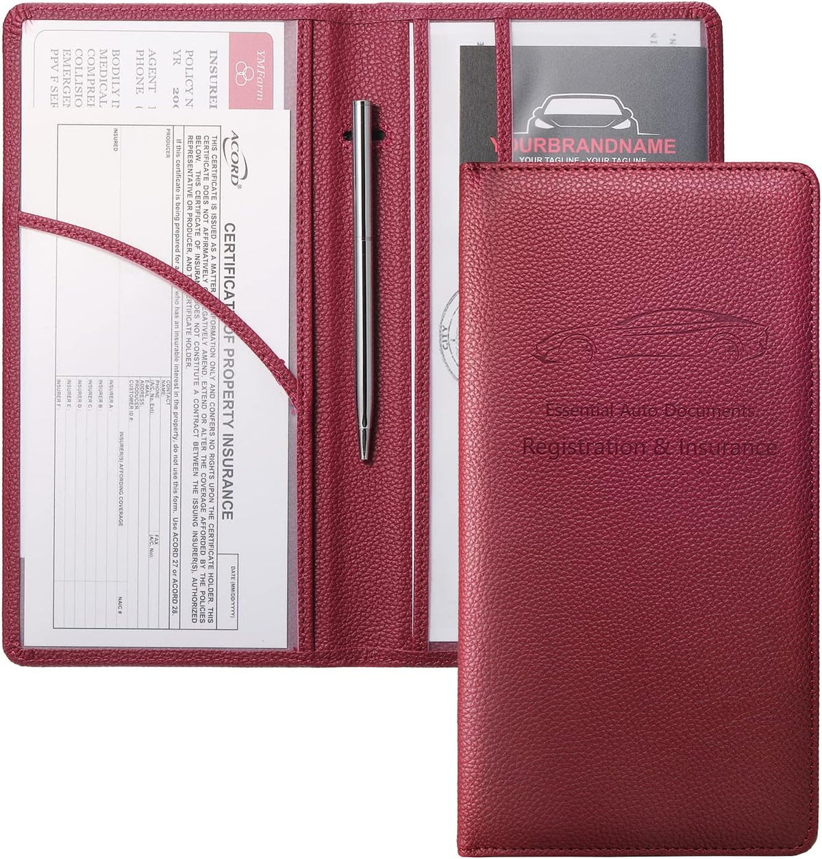 Yarnic Car Registration and Insurance Holder