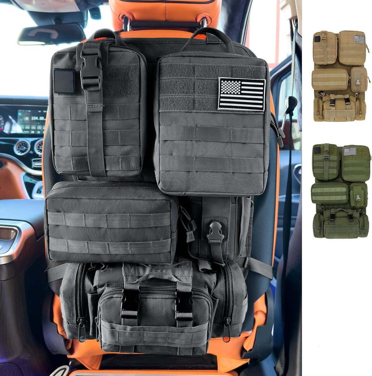 HMLIN OUTOOORS MOLLE Seat Back Organizer